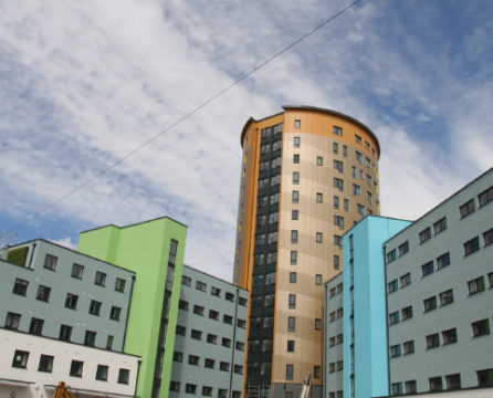 City gate student accommodation building in Southampton